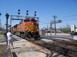 BNSF 4778 leads a stack train